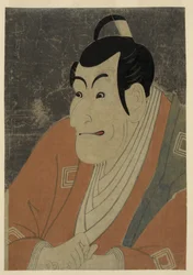 Ukiyo-e Portrait Print of Kabuki Actor Ichikawa Ebizō as Takemura Sadanoshin by Tōshūsai Sharaku, 1794